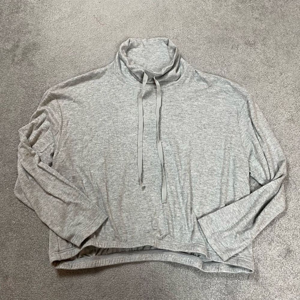 Brand New Calme Hachi Grey Mock Neck Pullover Sweater Women’s XL